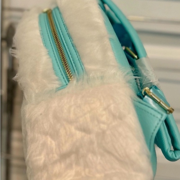 Loungefly White and Pink Yeti Backpack - Picture 2 of 5